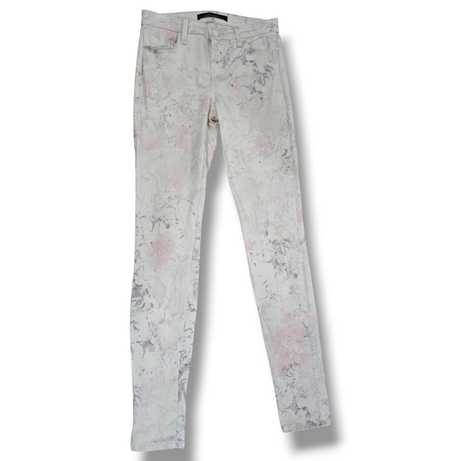 J Brand Women’s Floral Print Super Skinny Jeans – Size 26