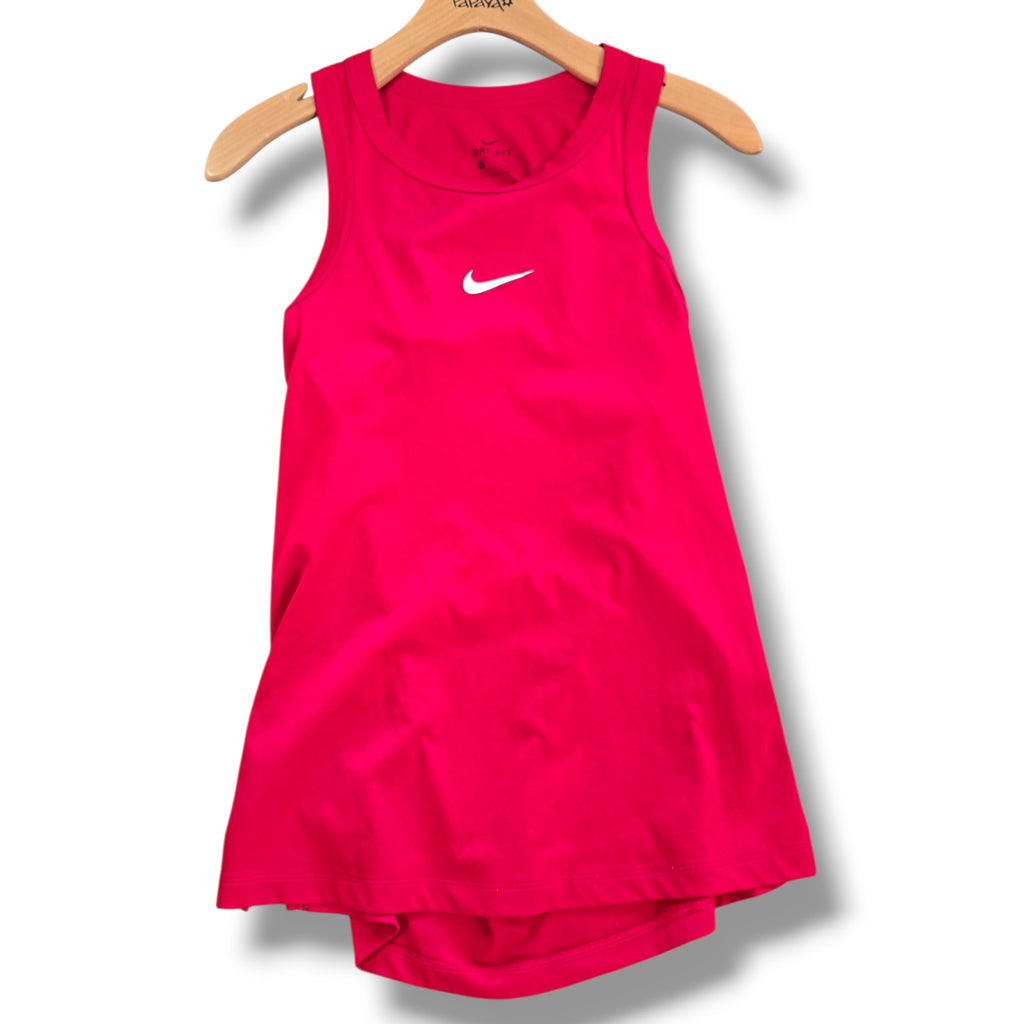 Nike Dri-FIT Red Cut-Out Back Training Tank – Small