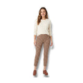 A New Day Women’s brown shades Ribbed High Rise Slim Fit Ankle Leggings – New
