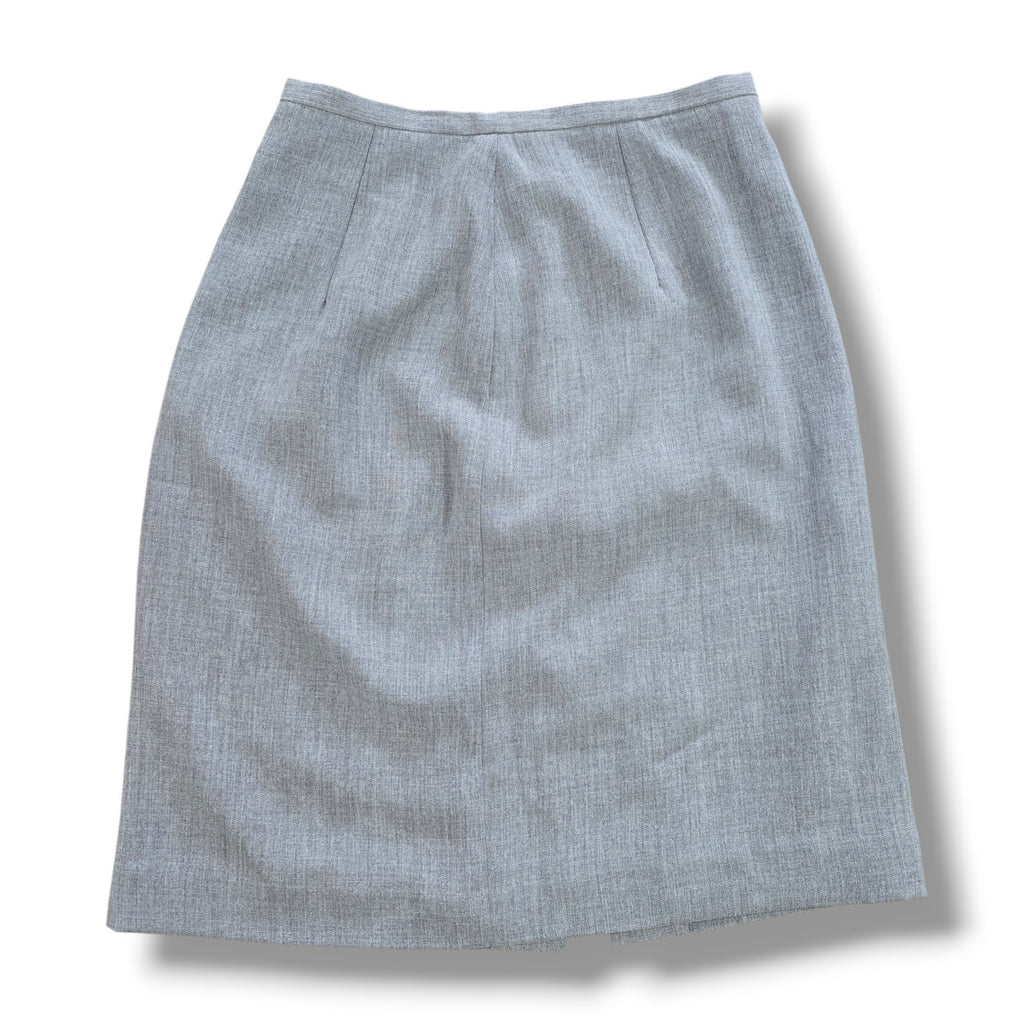 Worthington JCPenney Women's petite gray careerwear skirt - 6P