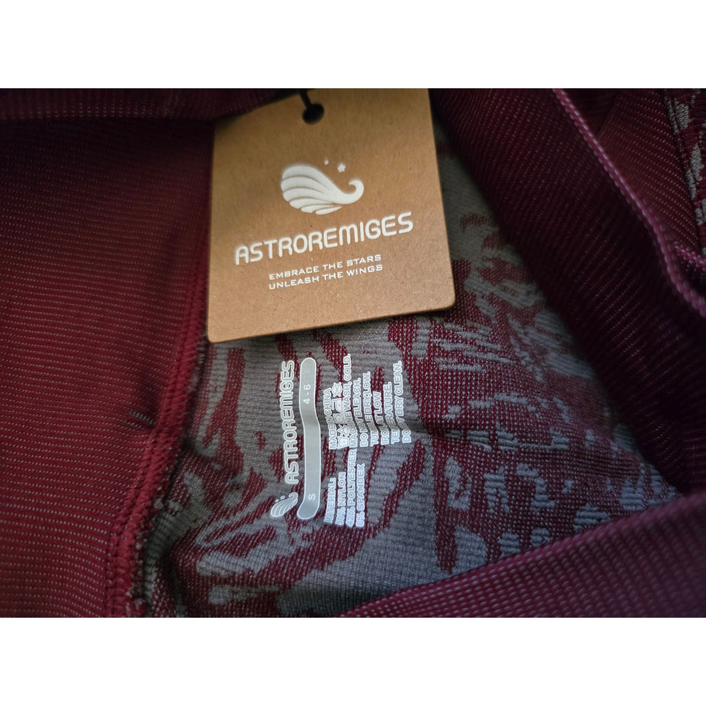 Astro Remiges Six Sense clairvoyant Compression workout Shorts Crimson Moonbeam