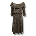 Lane Bryant Leopard Animal Print Off-Shoulder Dress Women’s 14/16 Casual Fit