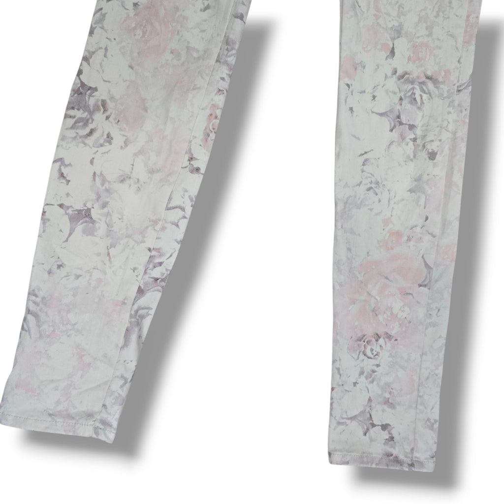J Brand Women’s Floral Print Super Skinny Jeans – Size 26