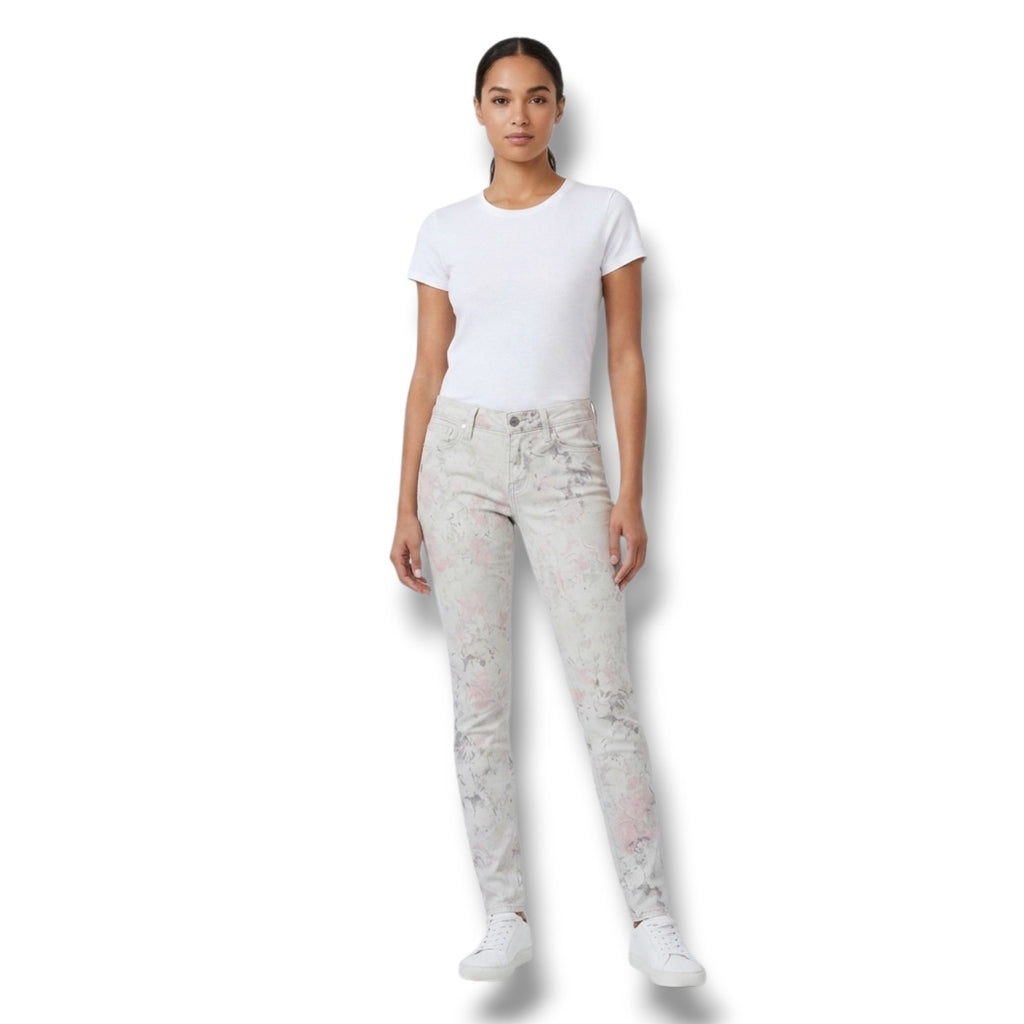 J Brand Women’s Floral Print Super Skinny Jeans – Size 26