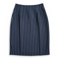 Vintage Evan-Picone Navy Blue Pinstripe Pencil Skirt Lined Size 10