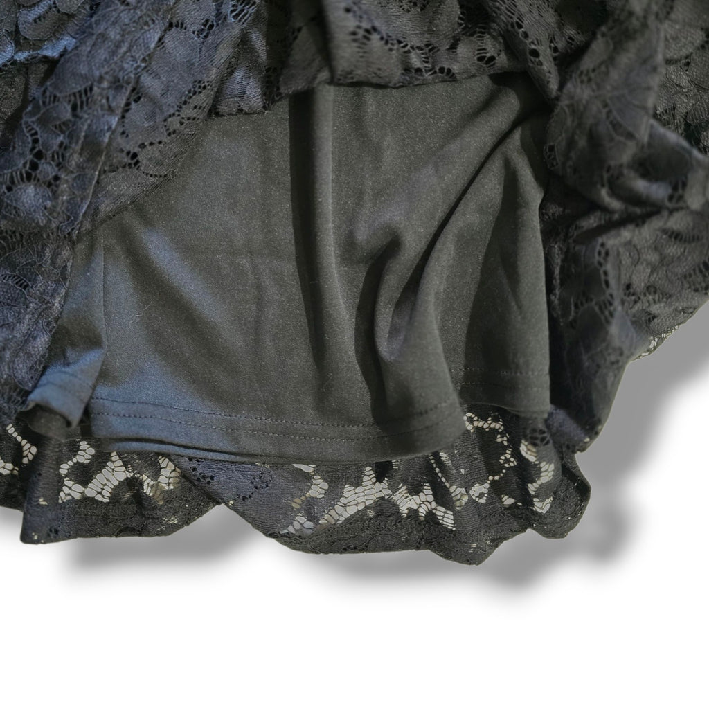 Zac & Rachel Women’s Black Lace Sleeveless Lined Blouse – Size Medium, NWT