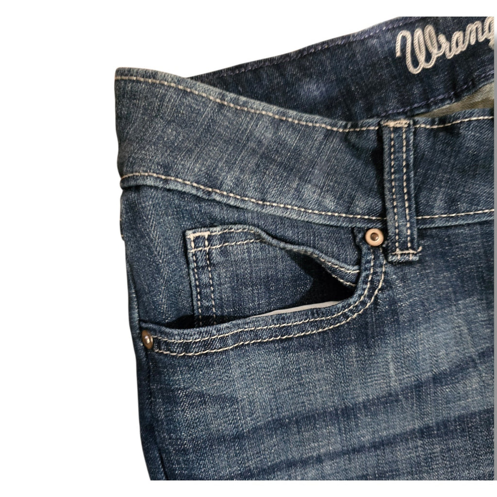 Wrangler Retro Sadie Low Rise Bootcut Jeans Blue Denim Women’s Size 7 x 32