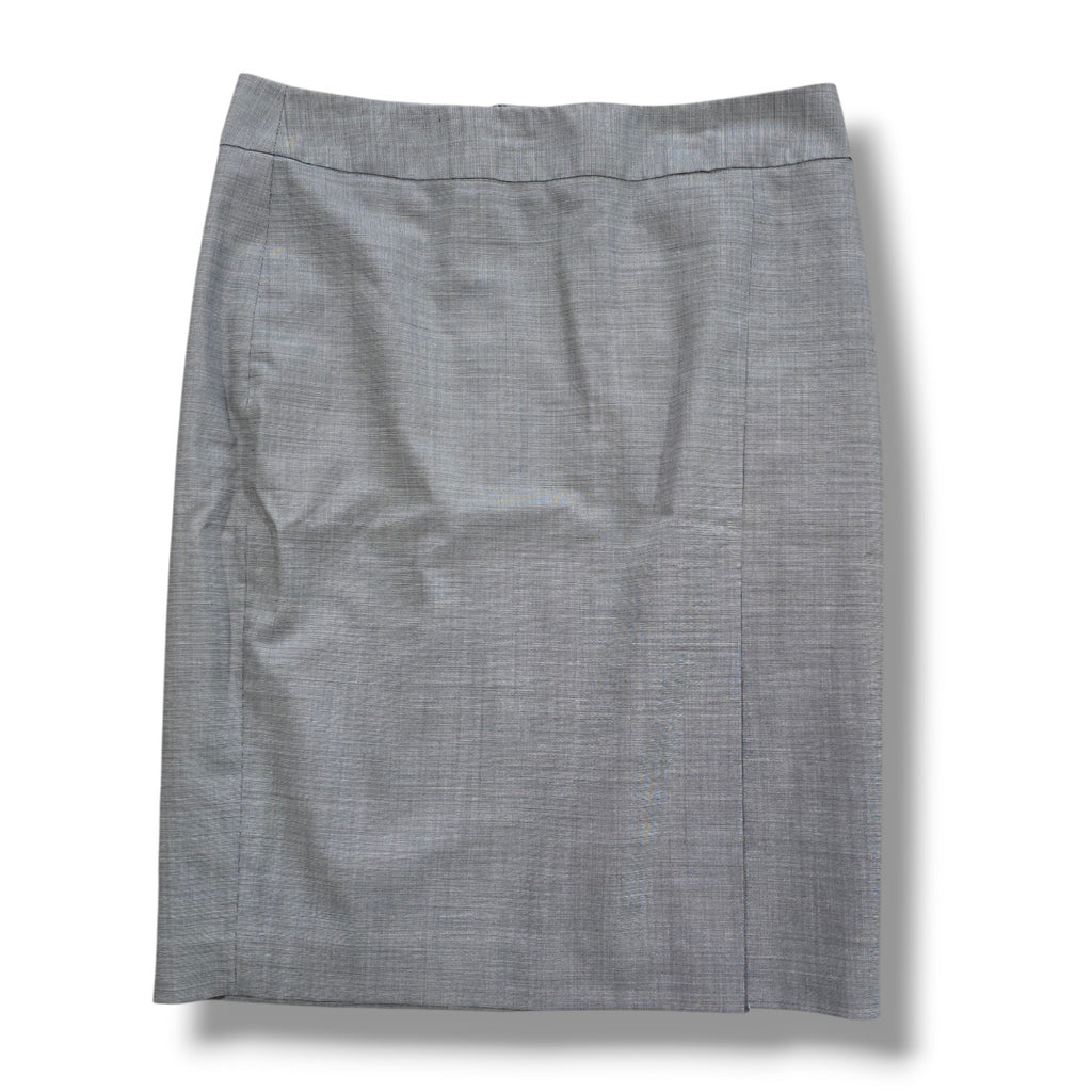 Ann Taylor Gray Wool Blend Lined Pencil Skirt – Size 10