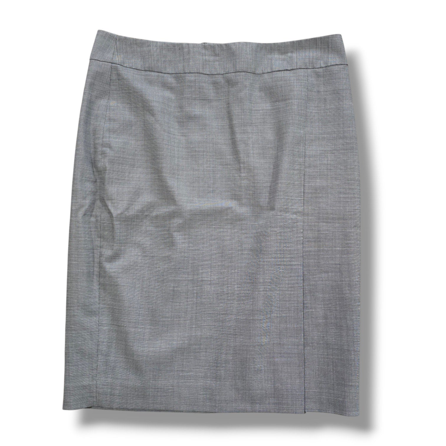 Ann Taylor Gray Wool Blend Lined Pencil Skirt – Size 10
