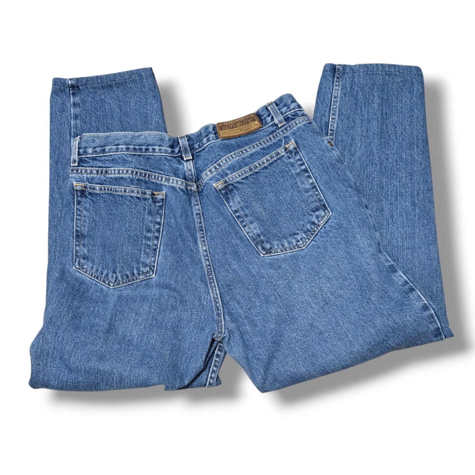 VTG 90s Lizwear Liz Claiborne Slim Fit Mom Jeans 100% Cotton Sz 12 Reg Altered