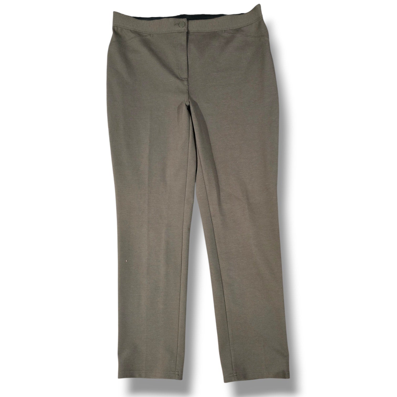 Chico’s Women’s Sage Green Pull-On Straight Leg Pants | Size 1.5 (medium/10)