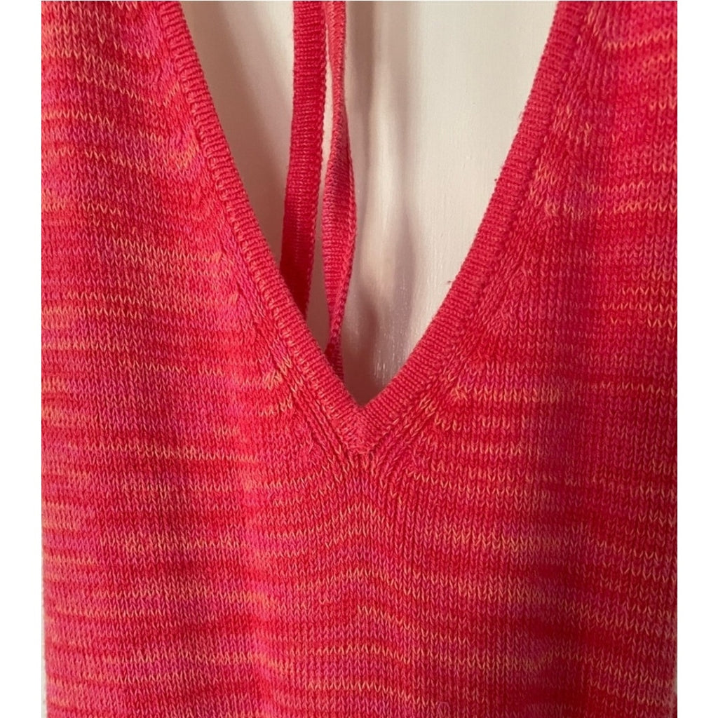 Wild Fable Women’s Sweater Halter Mini Dress – Coral Pink, XXL, NWT