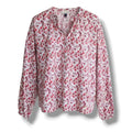 Universal Thread Womens Floral Balloon Sleeve Quarter Button Blouse Medium NWOT