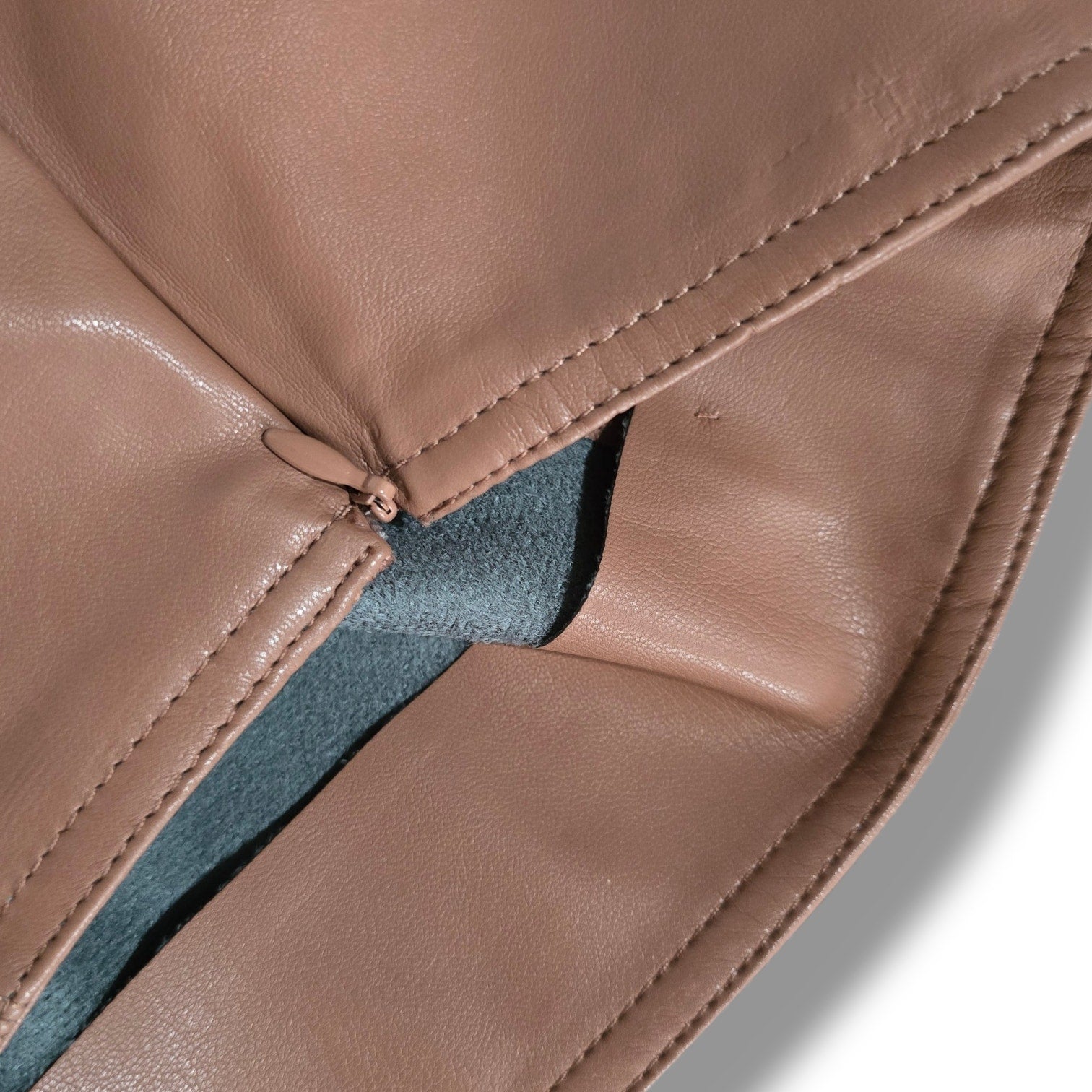 Forever 21 Contemporary beige Faux Leather Pencil Skirt
