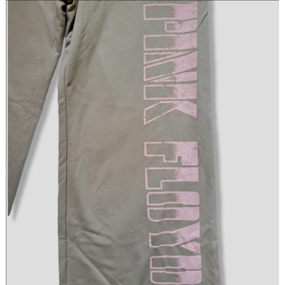 Pink Floyd Women’s Wide-Leg Lounge Pants XS Brown NWT Cotton Blend