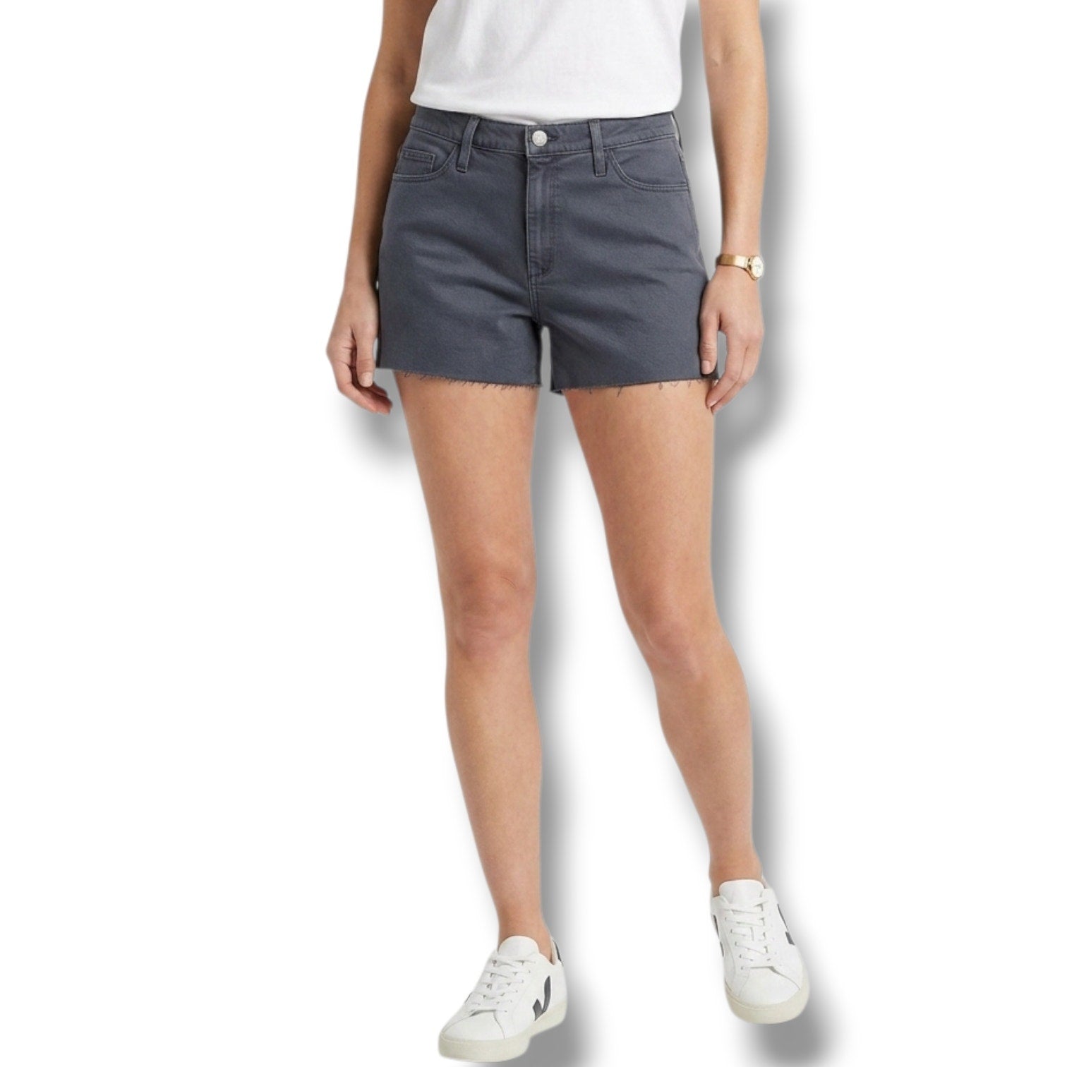 Universal Thread Women’s Vintage Midi Bloom Raw Hem Black Shorts – New With Tags