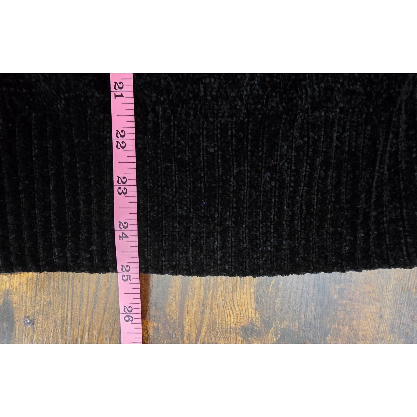 Christian Siriano New York Women's Black Chenille Fair Isle Mock Neck Sweater
