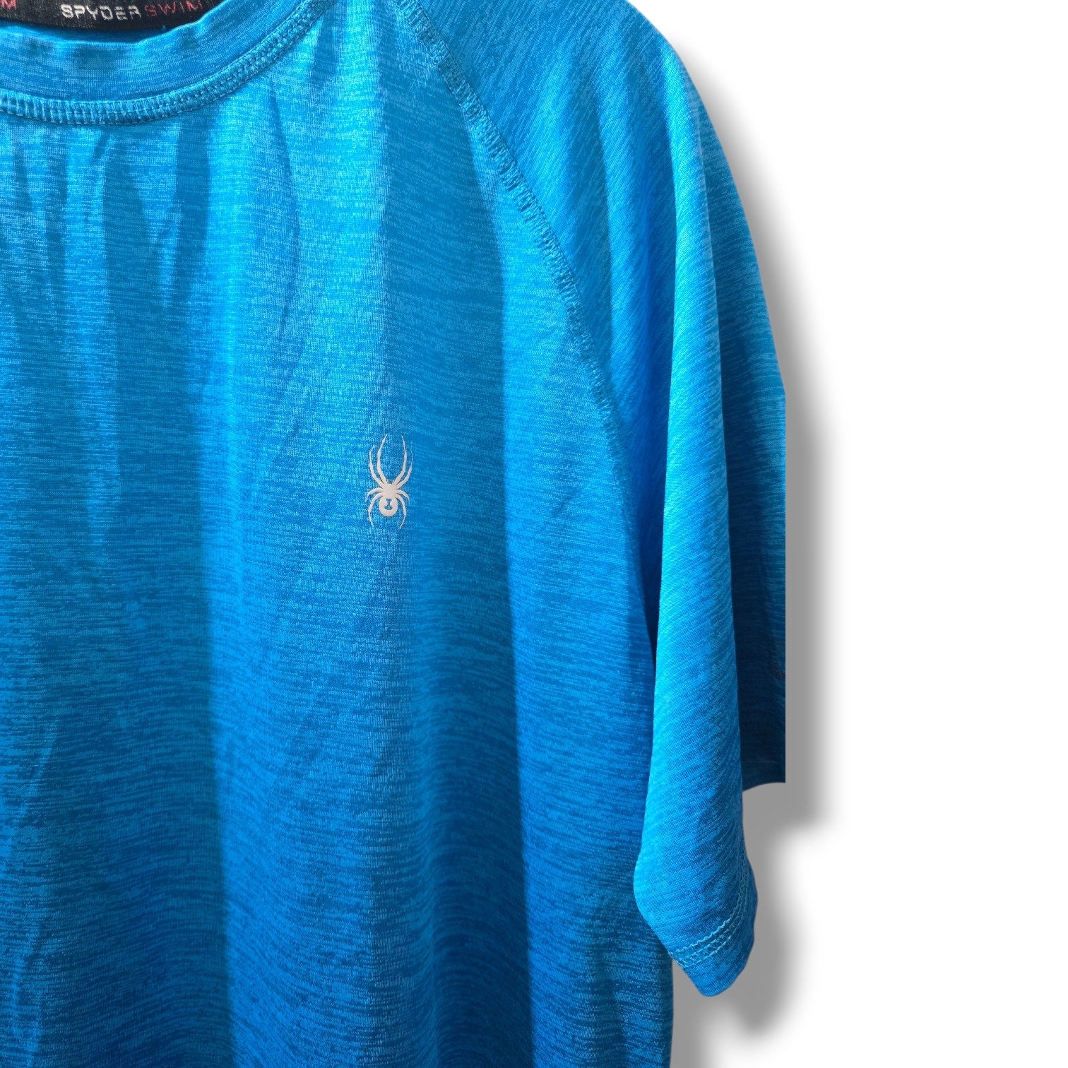 Spyder Swim Men's Blue Heather Rash Guard Shirt