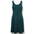 41 Hawthorn Women’s Black & Teal Polka Dot Sleeveless Fit & Flare Dress Small