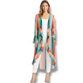 NO Boundaries Juniors Multicolor Sheer Striped Kimono Cover-Up – XS