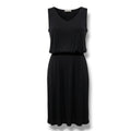 Merona Black Sleeveless V-Neck Belted Midi Dress – XS Gently Used