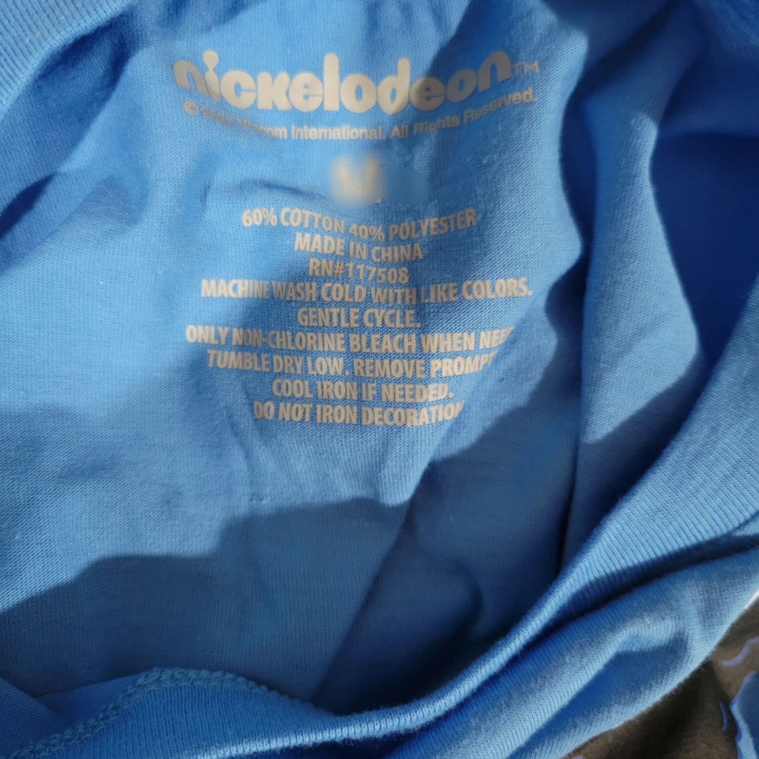 Nickelodeon Hey Arnold Women’s Blue Cropped Graphic T-Shirt – XXL new