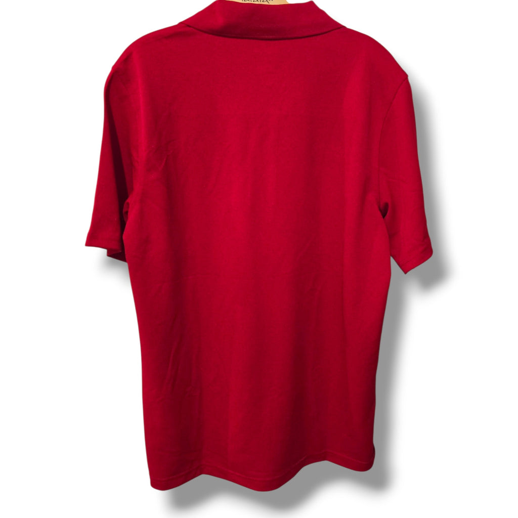 Croft & Barrow Men’s Red Easy Care Polo Shirt – Medium, Gently Used