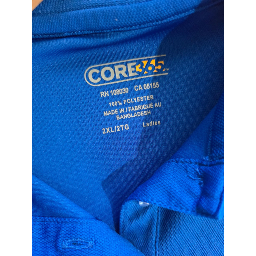 Core 365 Women’s "Culligan" Royal Blue Performance Polo – 2XL