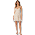 Abercrombie & Fitch Cream Floral Lace Bustier Mini Dress – Small