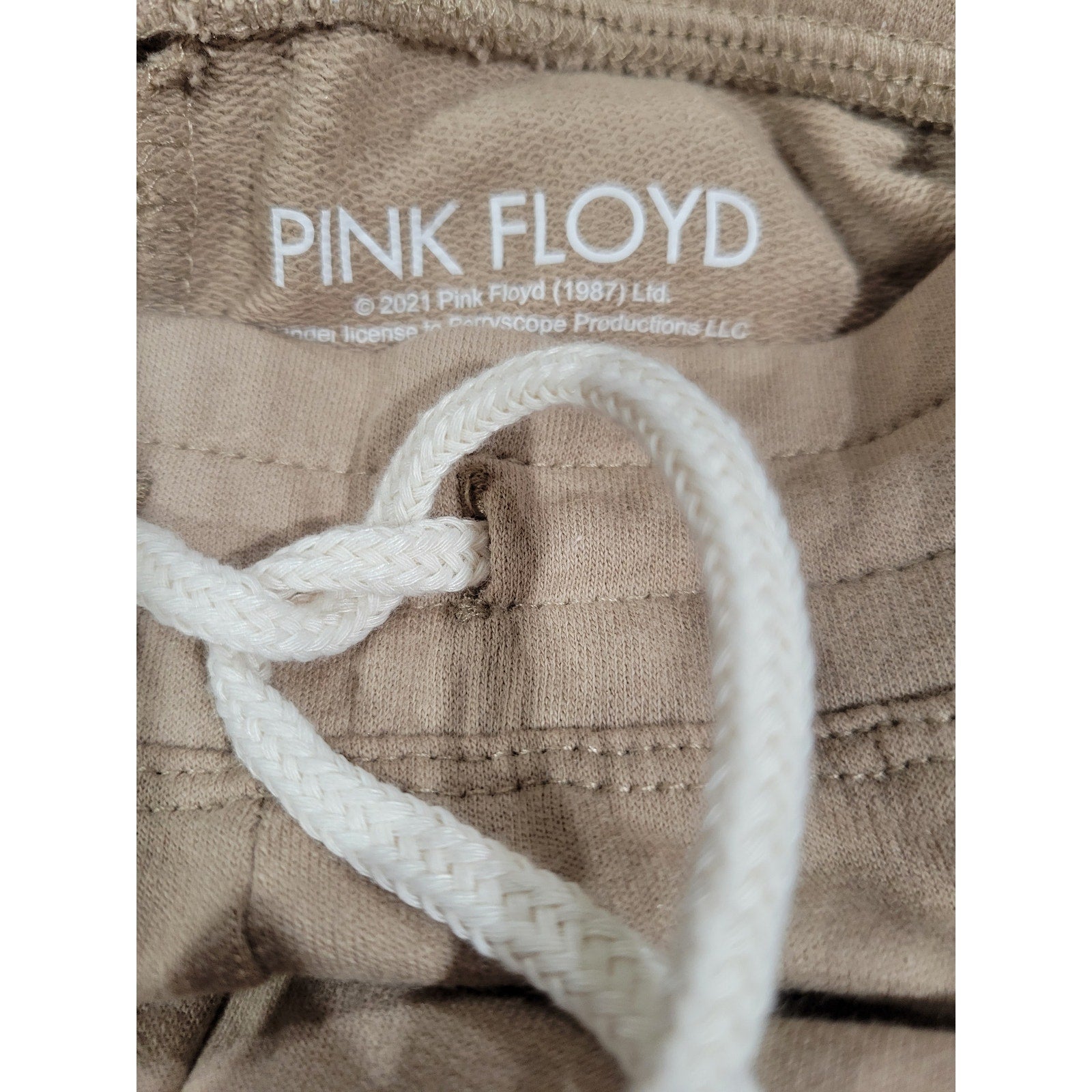 Pink Floyd Women’s Wide-Leg Lounge Pants XS Brown NWT Cotton Blend