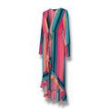 NO Boundaries Juniors Multicolor Sheer Striped Kimono Cover-Up – XS