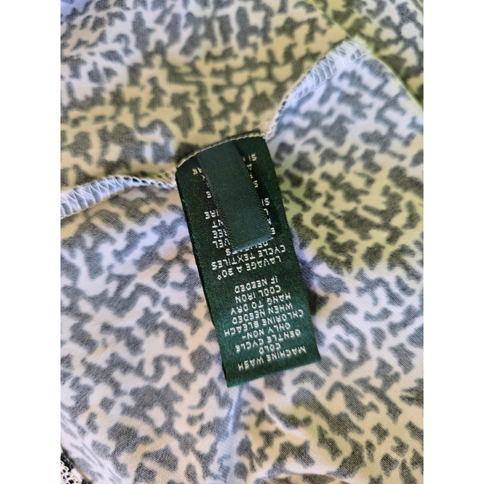 Lauren Ralph Lauren Faux Wrap Animal Print Midi Dress