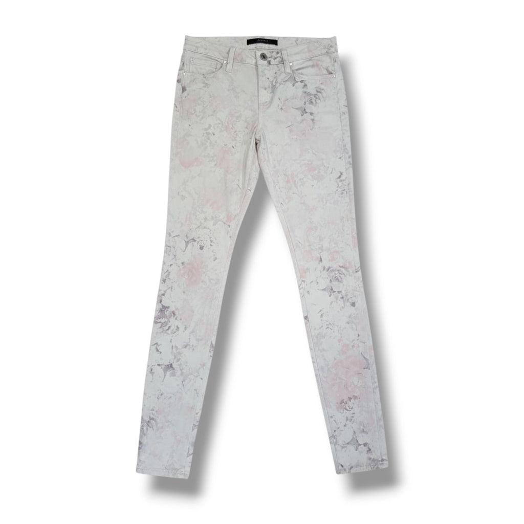 J Brand Women’s Floral Print Super Skinny Jeans – Size 26