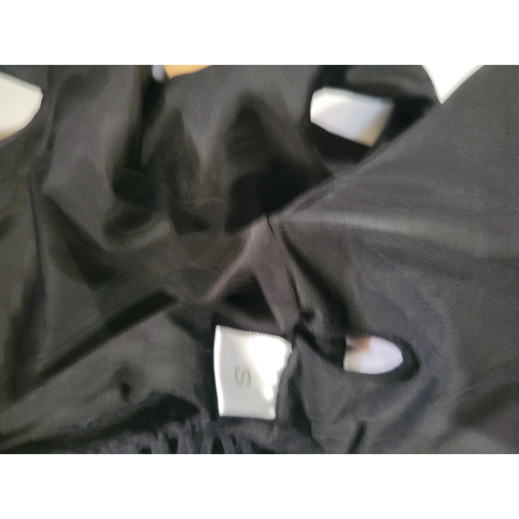 Women’s Black Pullover Bikini Swim Top with Removable Cups - Small