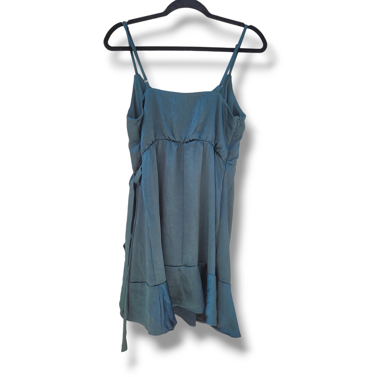 Wild Fable Women’s Green Wrap Mini Dress - Spaghetti Straps, Size M, NWOT