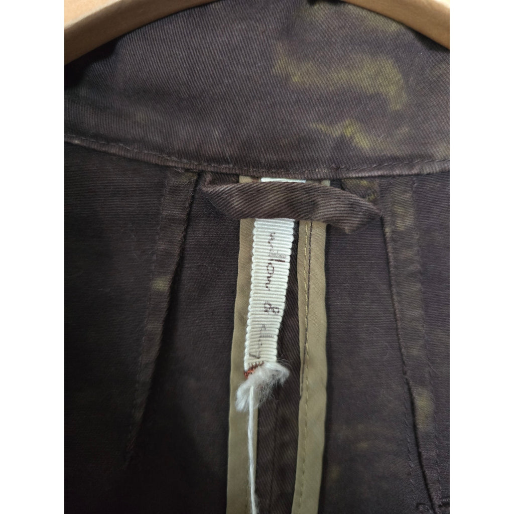 Willow & Clay Brown Tie-Dye Utility Cargo Jacket – XS