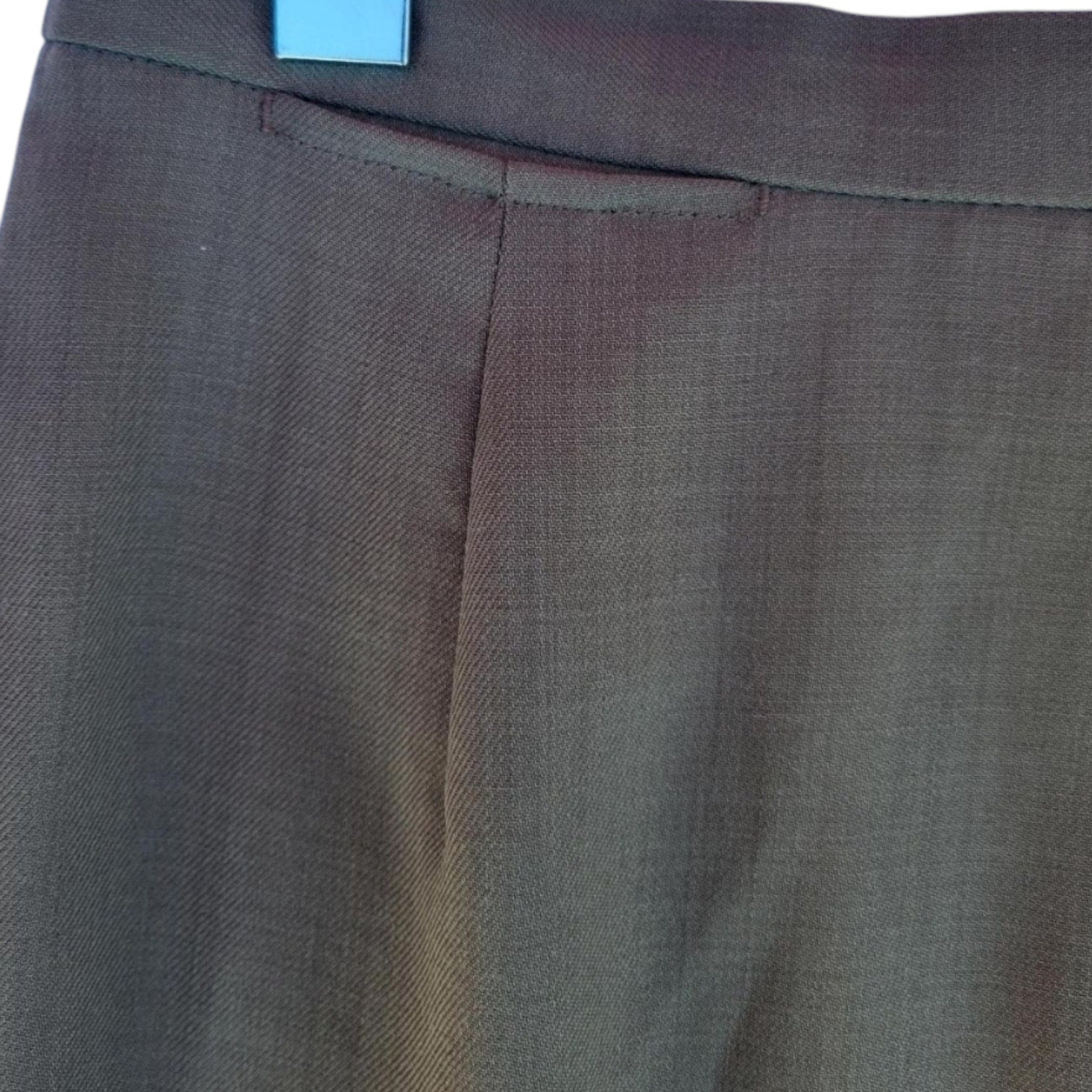 Banana Republic Wool Pencil Skirt Women’s Military Back Slit Workwear size 12