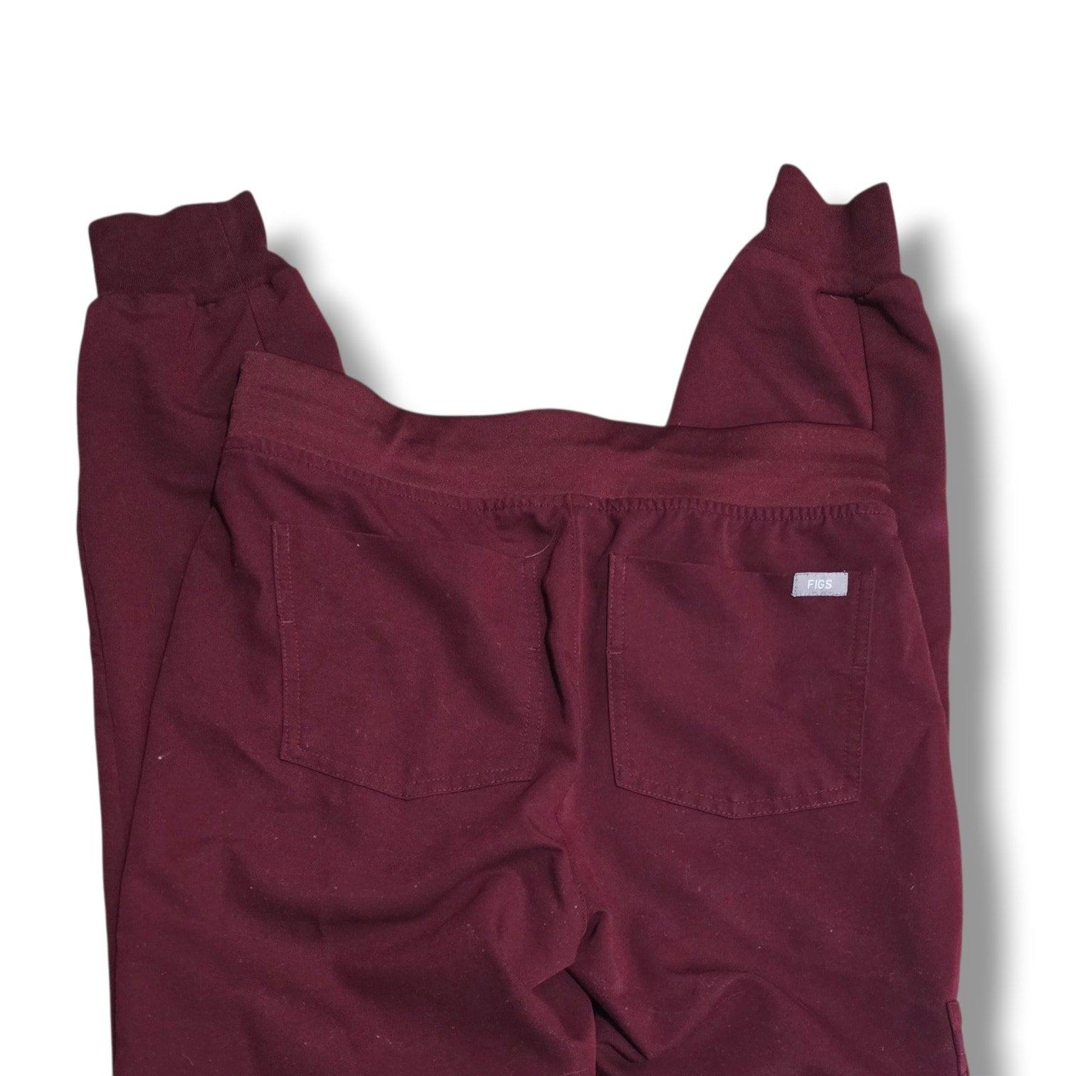 FIGS women's Technical Collection Maroon Jogger Scrub Pants xs