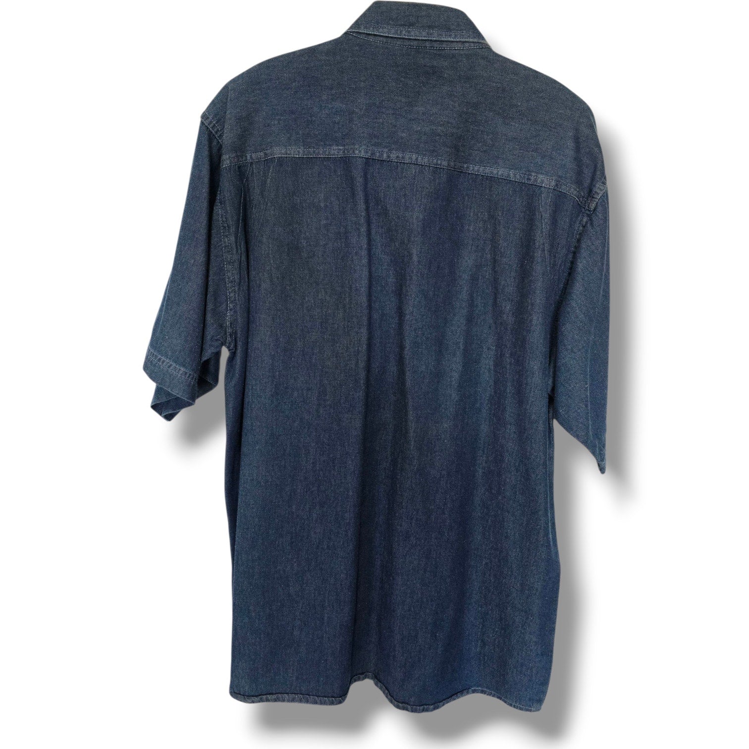 Vintage Bourbon Street New Orleans Men’s Embroidered Button Down denim shirt