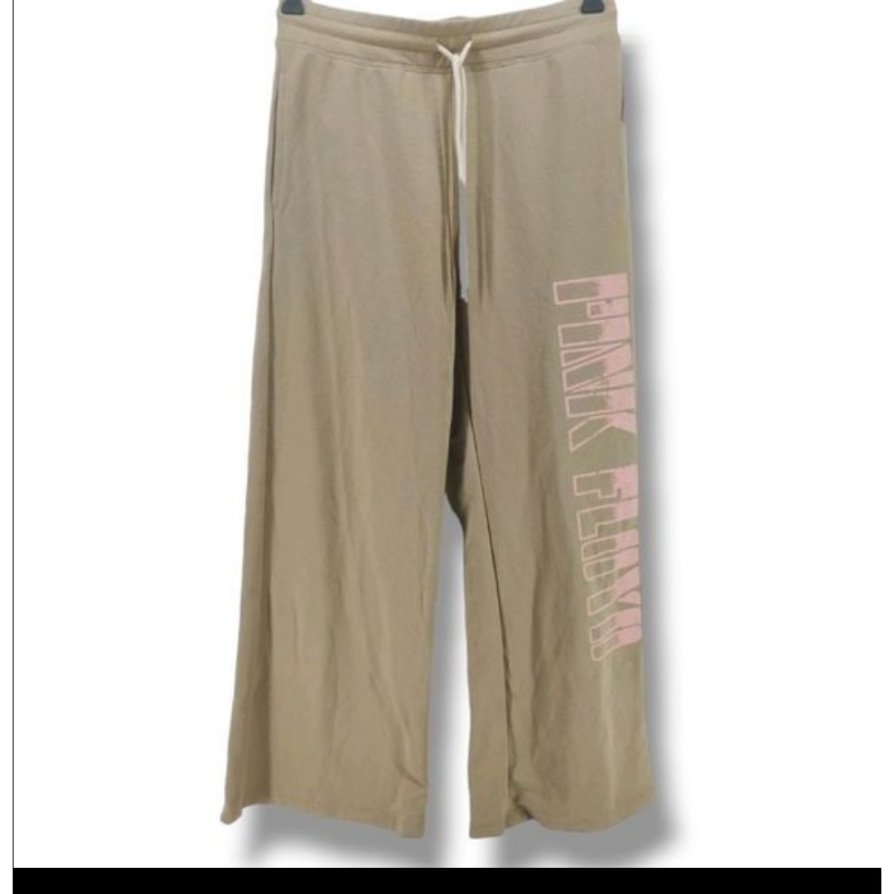 Pink Floyd Women’s Wide-Leg Lounge Pants XS Brown NWT Cotton Blend