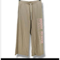 Pink Floyd Women’s Wide-Leg Lounge Pants XS Brown NWT Cotton Blend