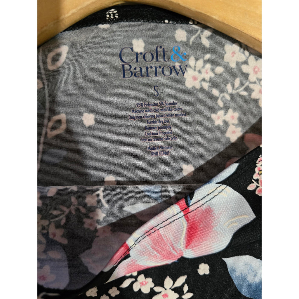 Croft & Barrow Women’s Floral 3/4 Sleeve Shift Dress – Size Small
