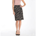 Philosophy Women’s Black White Dot Print Pencil Skirt Size 2 – Classic Slim Fit