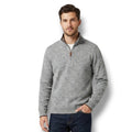 Weatherproof Vintage Men’s Gray Heather 1/4 Zip Fleece Pullover Medium