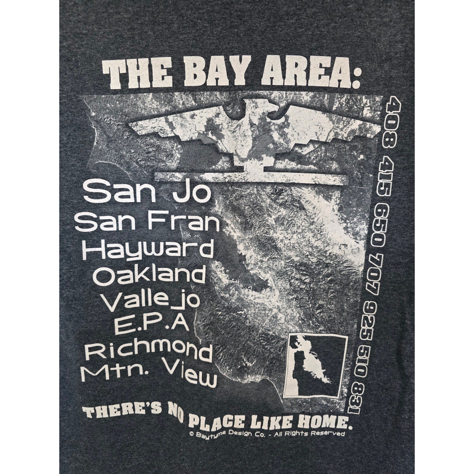 The Bay Area "There's No Place Like Home" Graphic T-Shirt