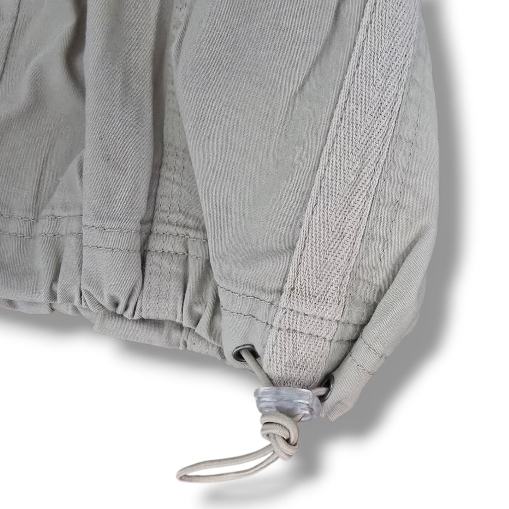 Kiwi Fresh Women's Size 10 Beige Khaki Drawstring Hem Cargo Capri Pants