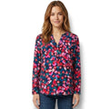 Attention Women’s Floral Long Sleeve Lightweight Blouse Sz Medium Polyester
