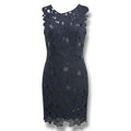 Women's Black Lace Evening Party Dress Small Cocktail Outfit