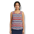 Olive & Oak Women’s Colorful Striped Sleeveless Blouse Small