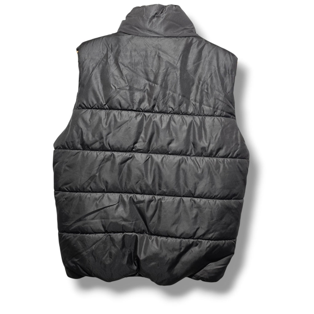 H&M Women's Size US 8/10 Black High-Collar Puffer Vest